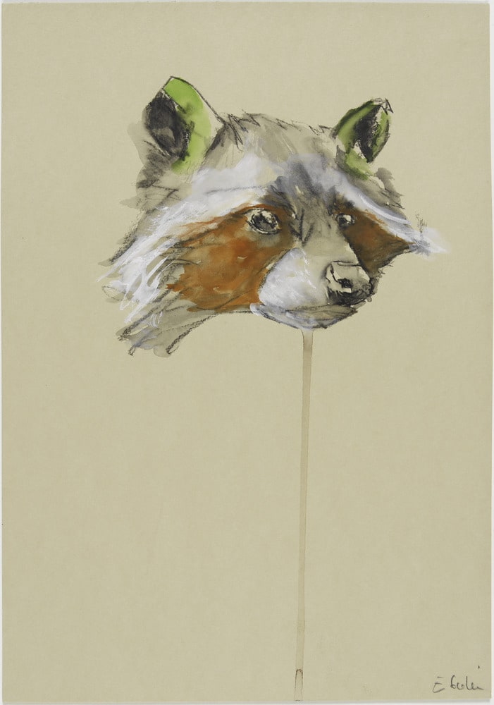 Renard maquillé