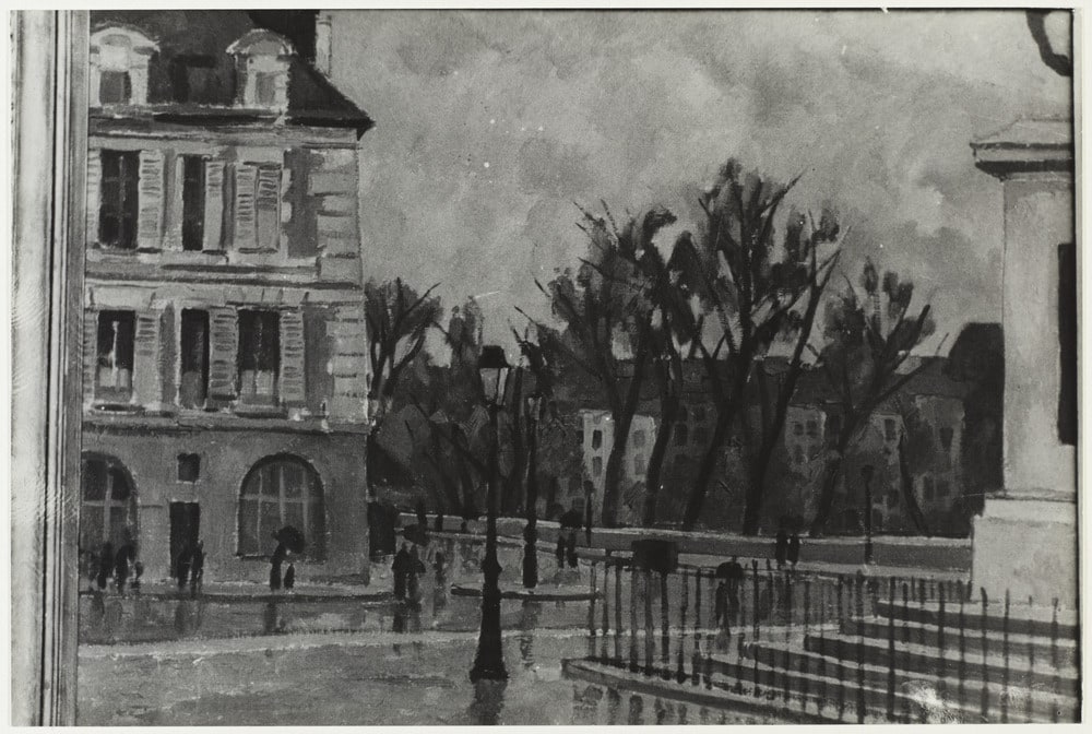 Pluie au Pont-Neuf