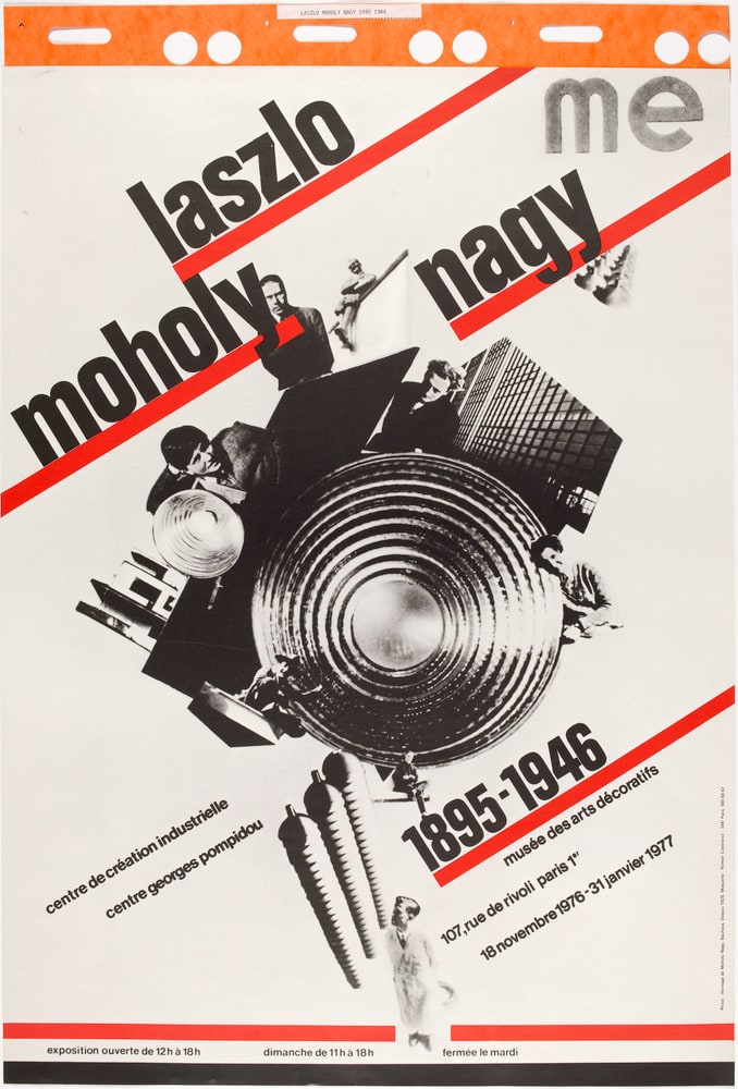 Affiche Laszlo Moholy Nagy 1895-1946
