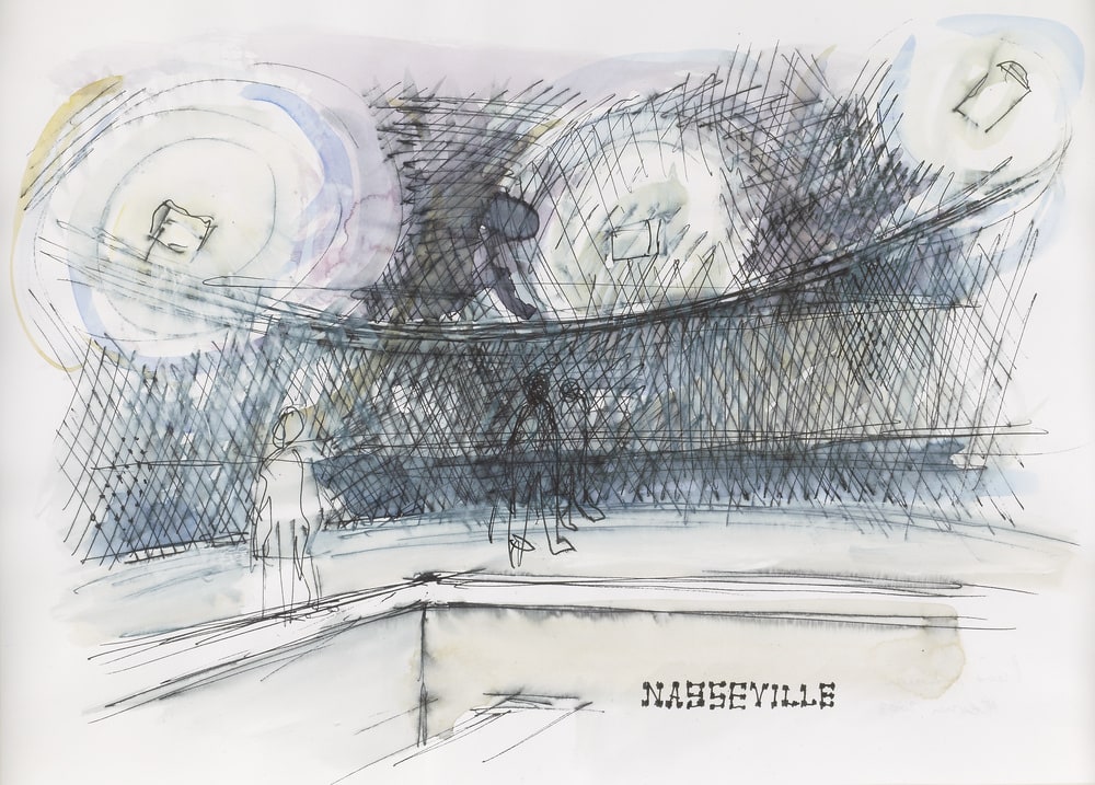 Dessin préparatoire pour Nasseville