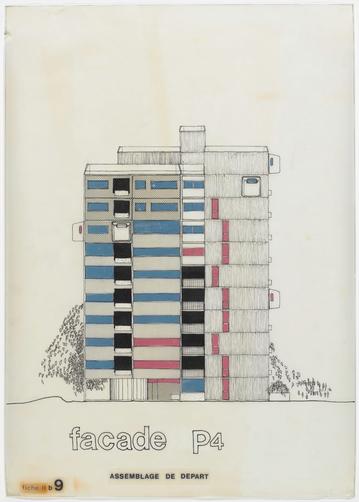 Façade, assemblage de départ