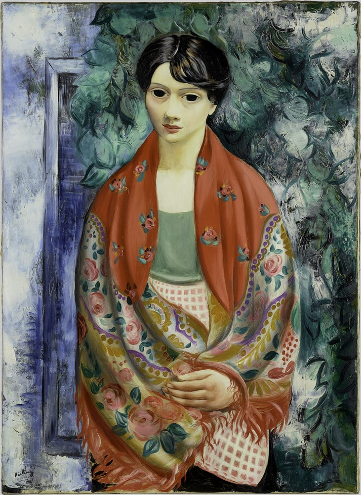 Femme au châle polonais