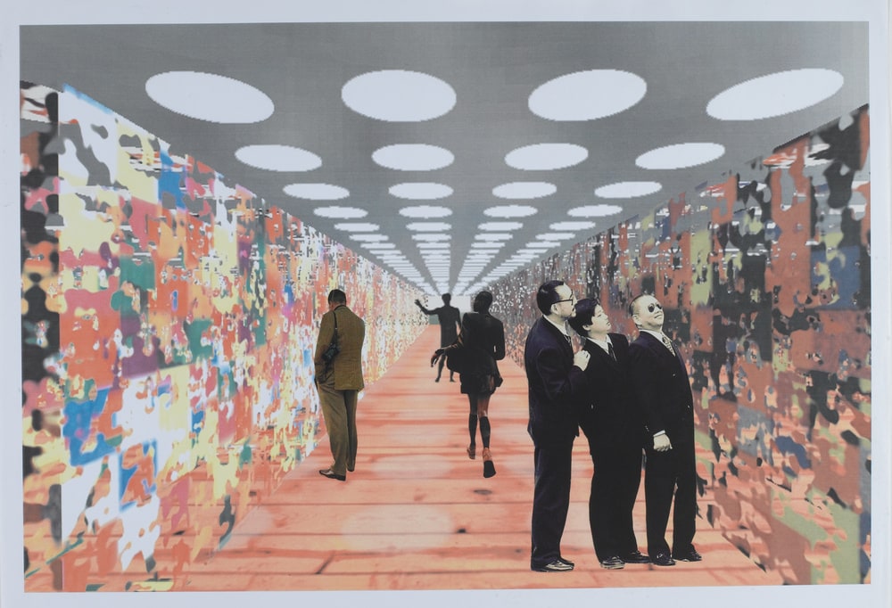 Etude d'ambiance, galerie avec personnages