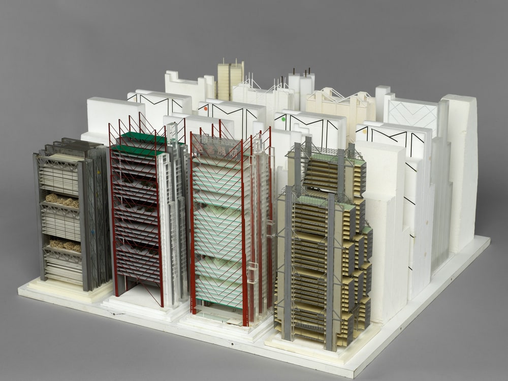 Maquette conceptuelle, recherche de principe de structure