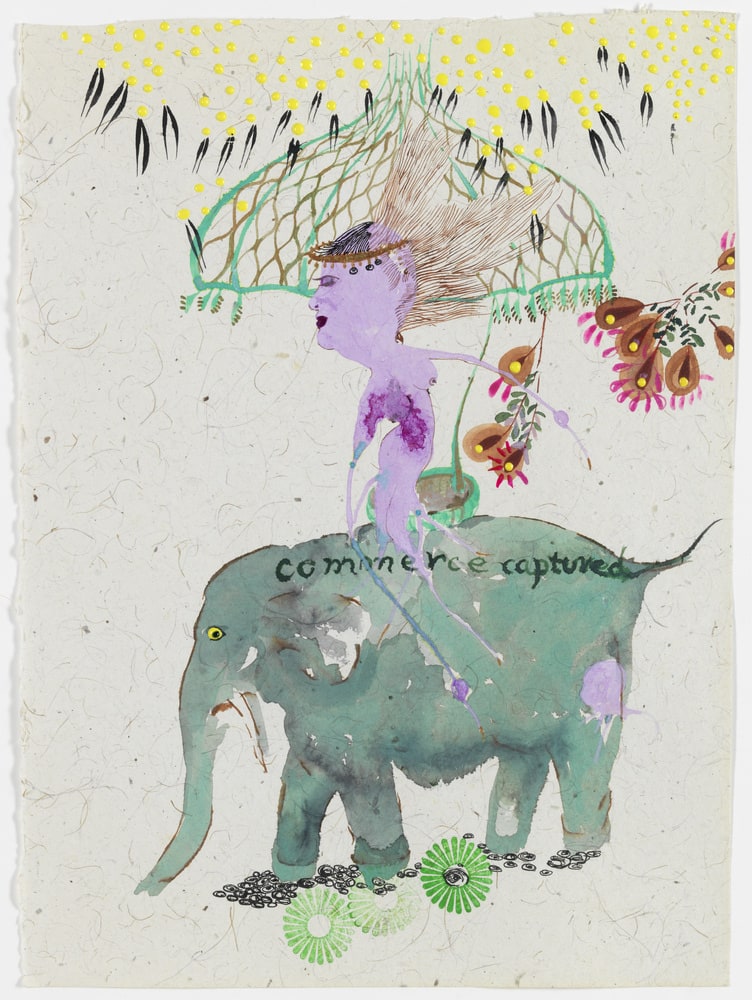 A Elephant - She Was not So Small but Her Weight Was Exaggerated to Capture Her for a Commerce Amused