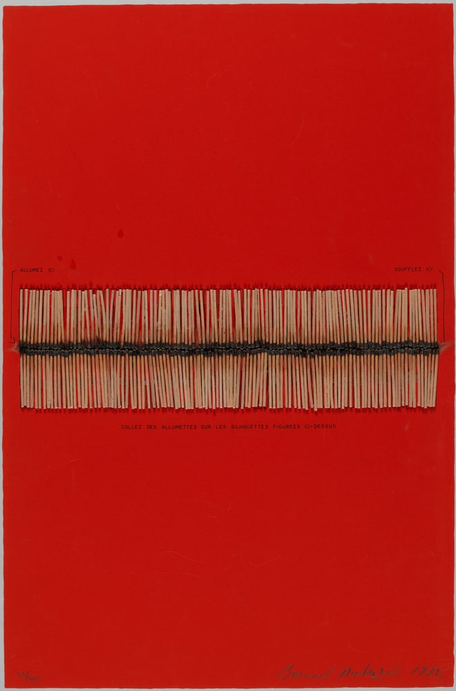 Maquette pour une "Lithographie de feu"
