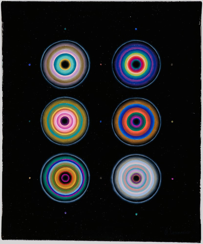 6 sensations colorées du Color X sur fond noir