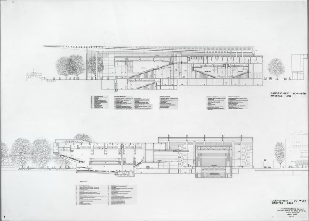 "Opus", façades nord-sud et est-ouest