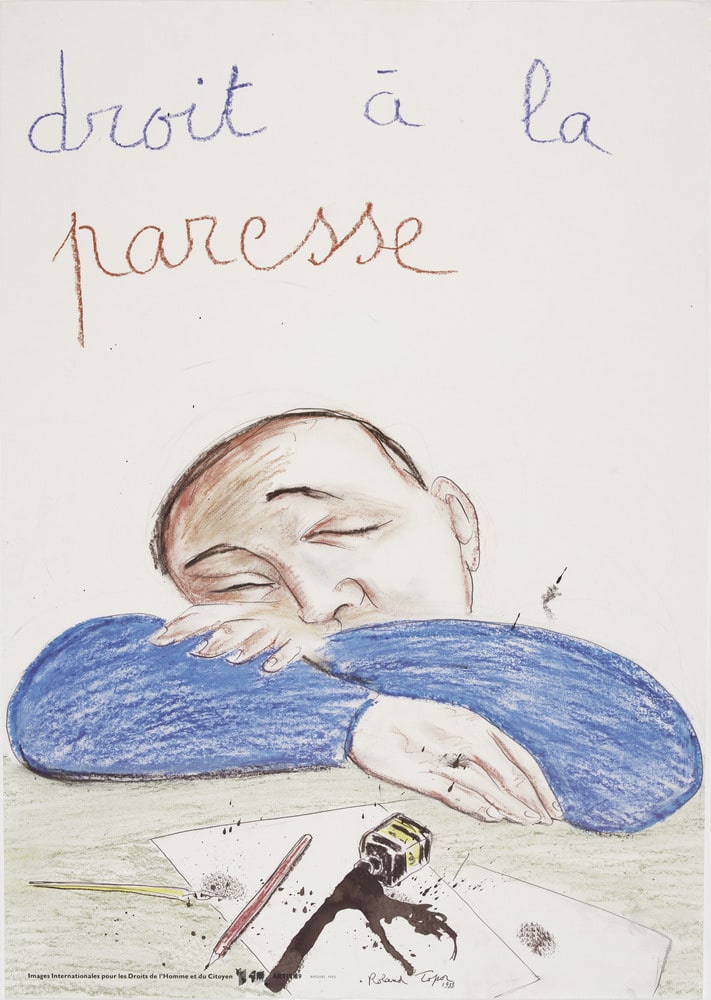 Affiche Droit à la paresse