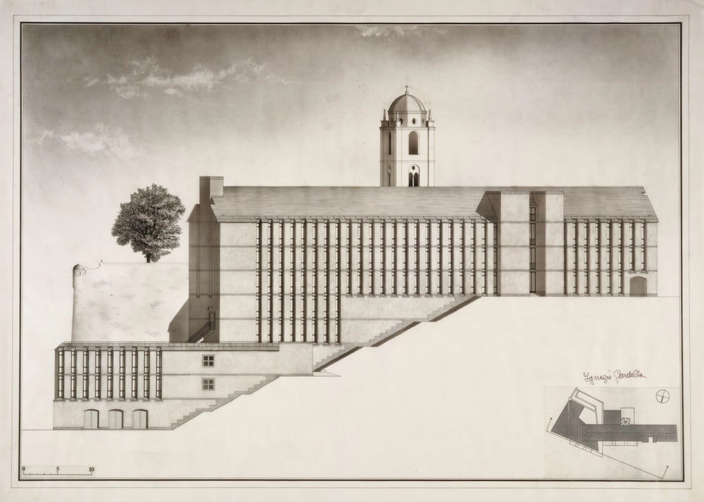 Facciata Nord
(Façade nord)
