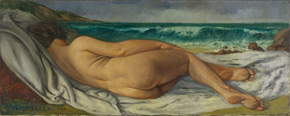 Nu à la vague