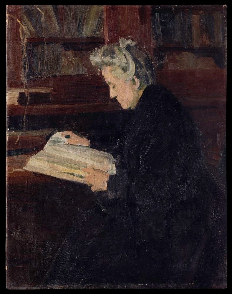 Portrait de la mère de l'artiste