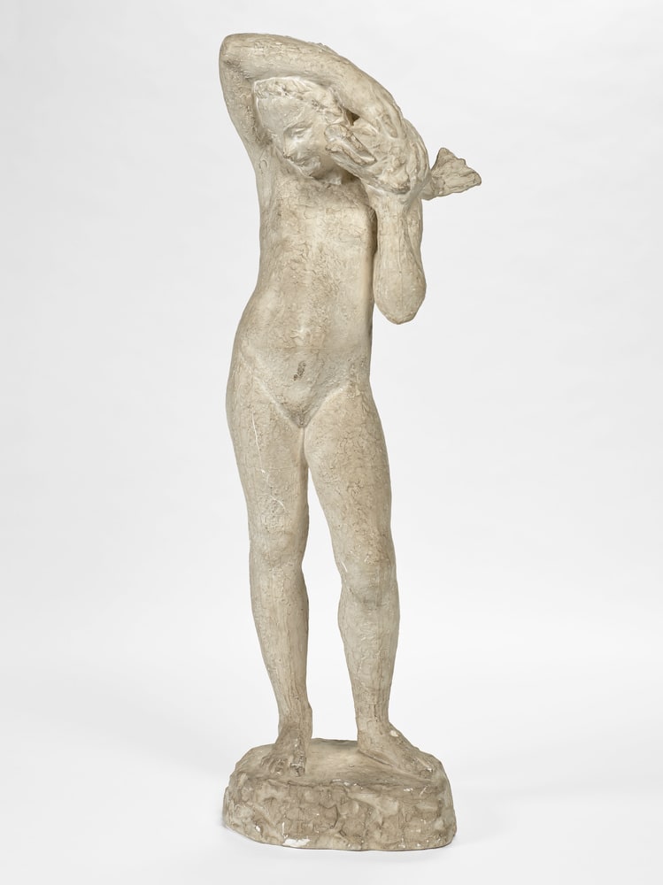 Etude pour jeune fille, figure pour une fontaine, "l'enfant au poisson"