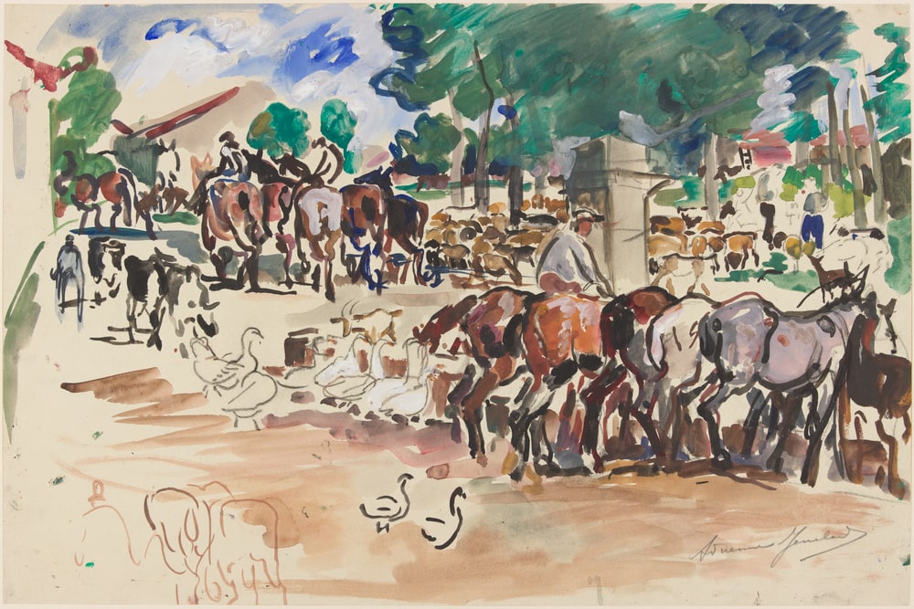 Marché aux chevaux