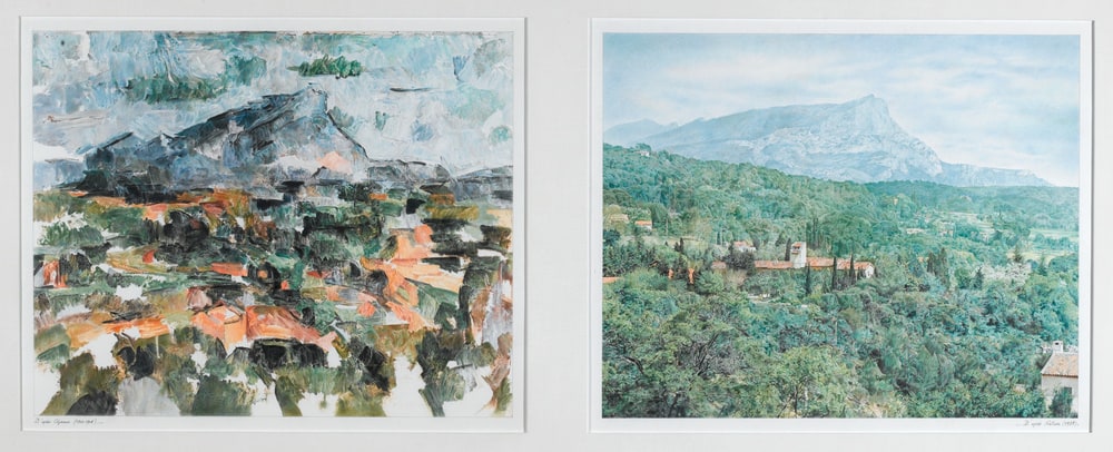 La Montagne Sainte-Victoire de Cézanne, vue des Lauves