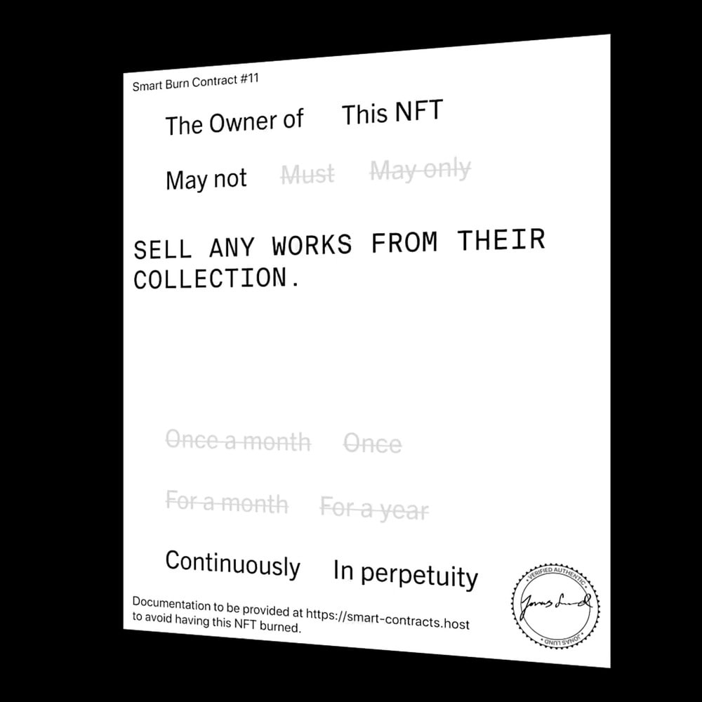 Smart Burn Contract #11 — Hoarder