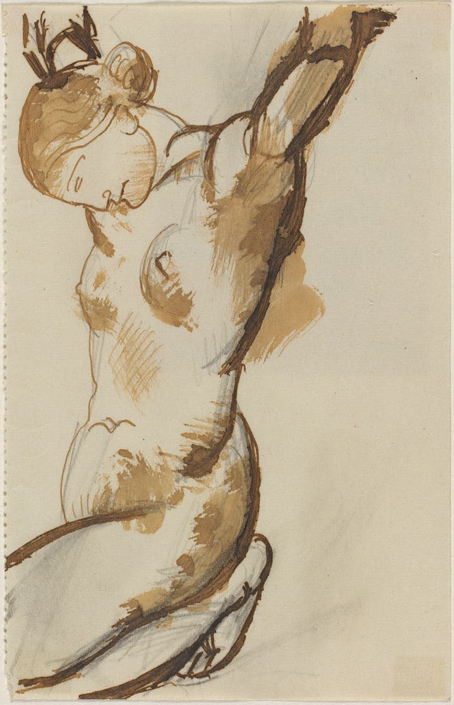 Femme agenouillée