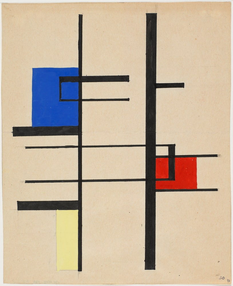 Composition avec trois rectangles