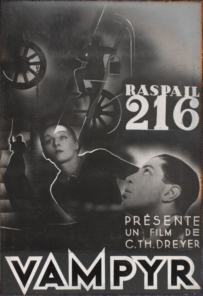 Projet d'affiche pour le film "Vampyr" de Carl Theodor Dreyer