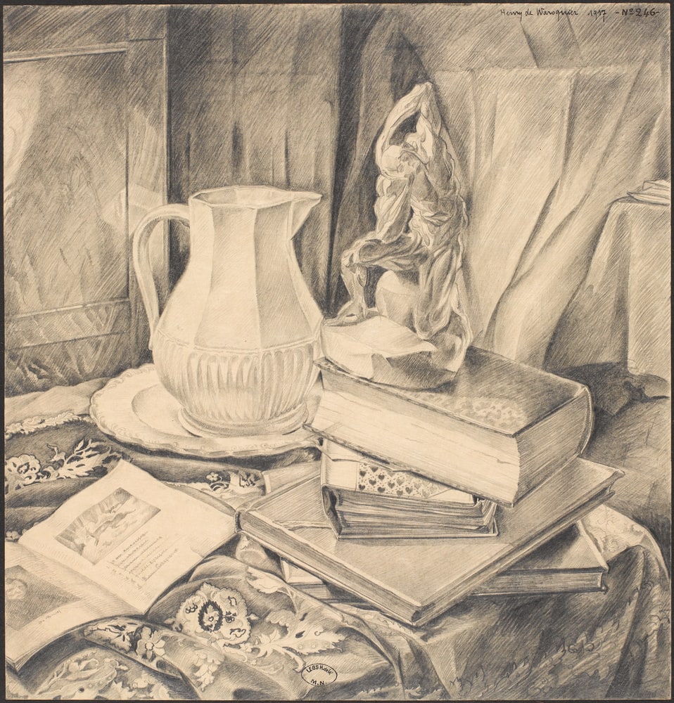Nature morte à l'Ecorché de Michel-Ange