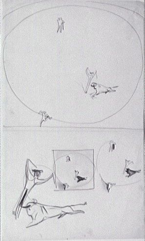 Croquis de course de taureaux