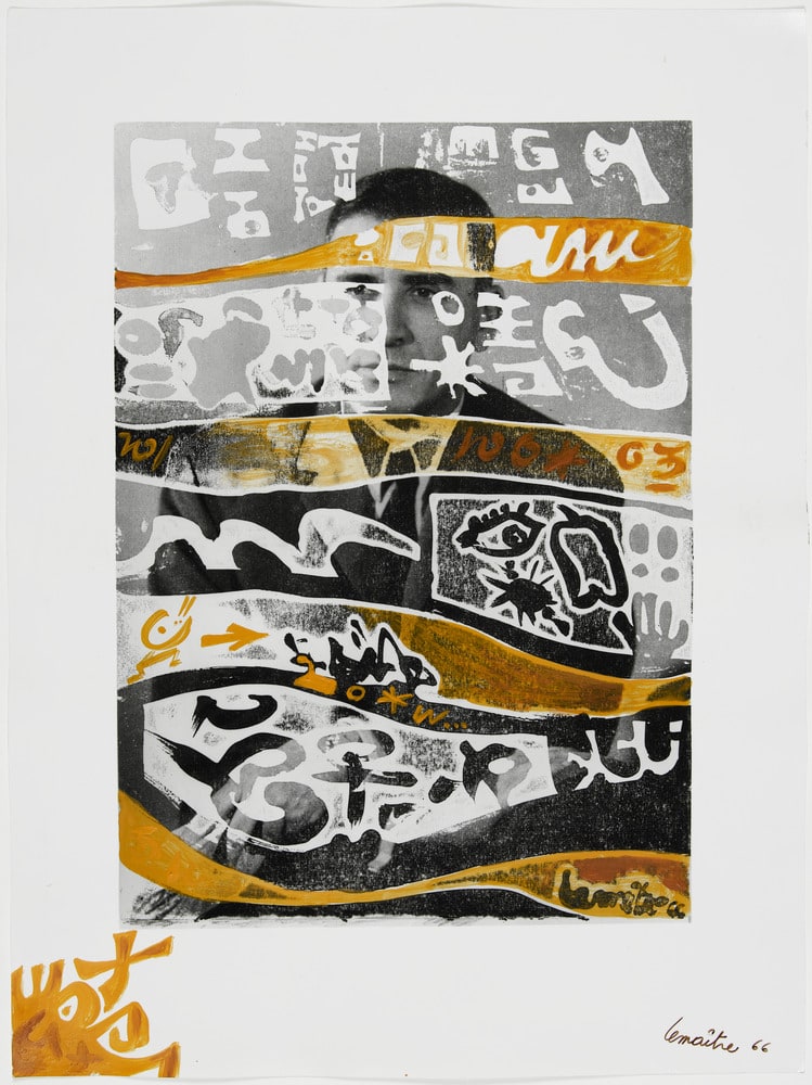 Autoportrait 66 (Portrait Lemaître enrichi orange)