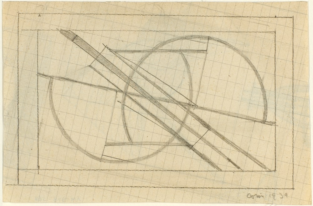 Etude pour l'hommage à Pevsner