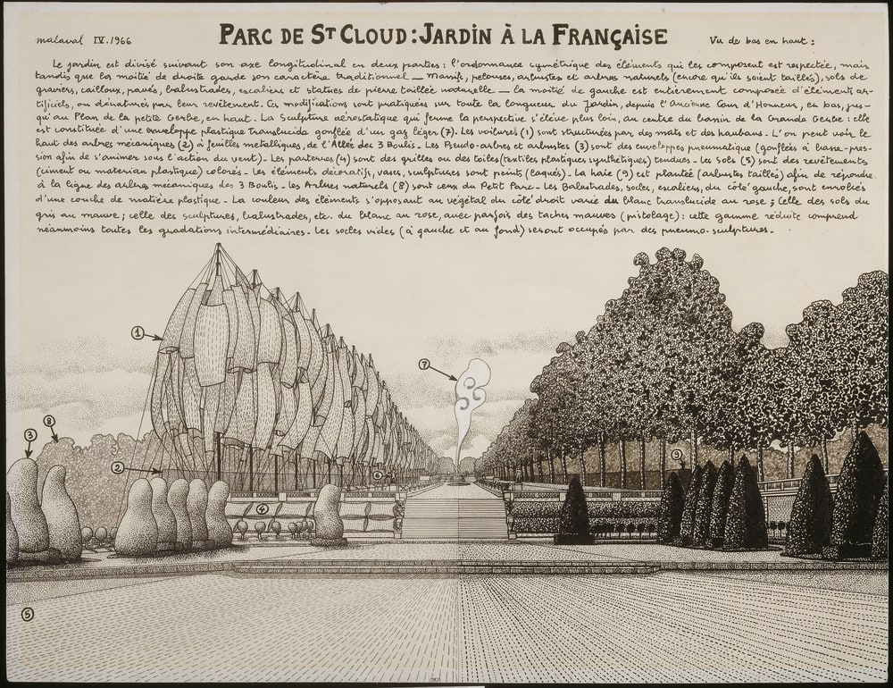 Parc de Saint-Cloud, jardin à la française