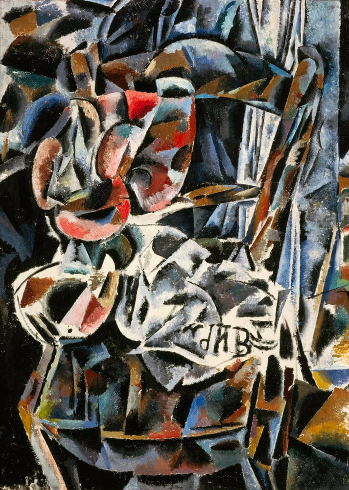 Chaise, palette et violon