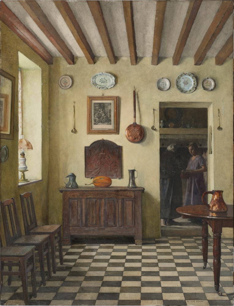 Intérieur, manoir de Chamigny