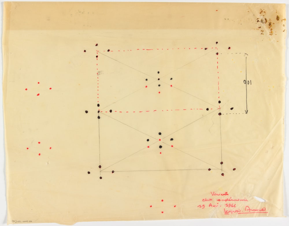 Grand-Palais : Schémas de trames d'implantation de panneaux