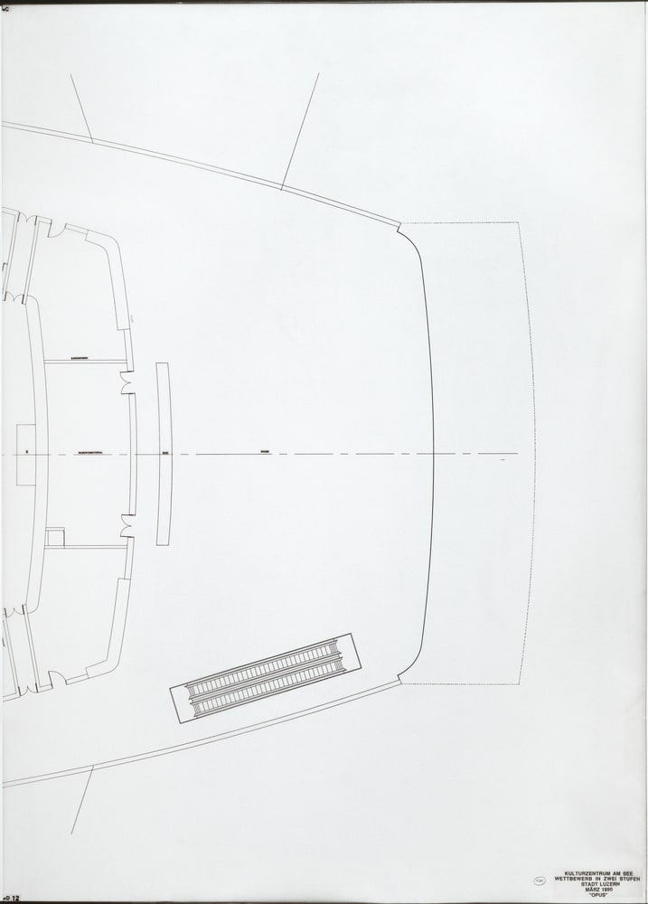 "Opus", plan du bar et du foyer