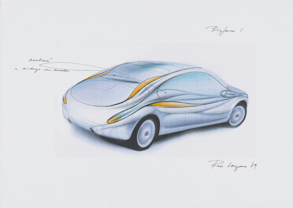 Bioform Asymetric, biomorphosis freefrom studies, Peugeot 2504 ; Bioform I