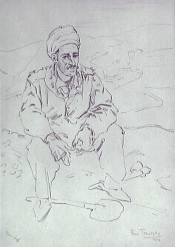 Algérien assis