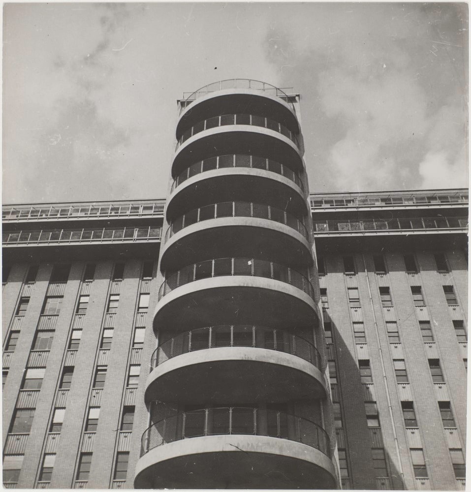 Façade de l'hôpital Beaujon, Clichy