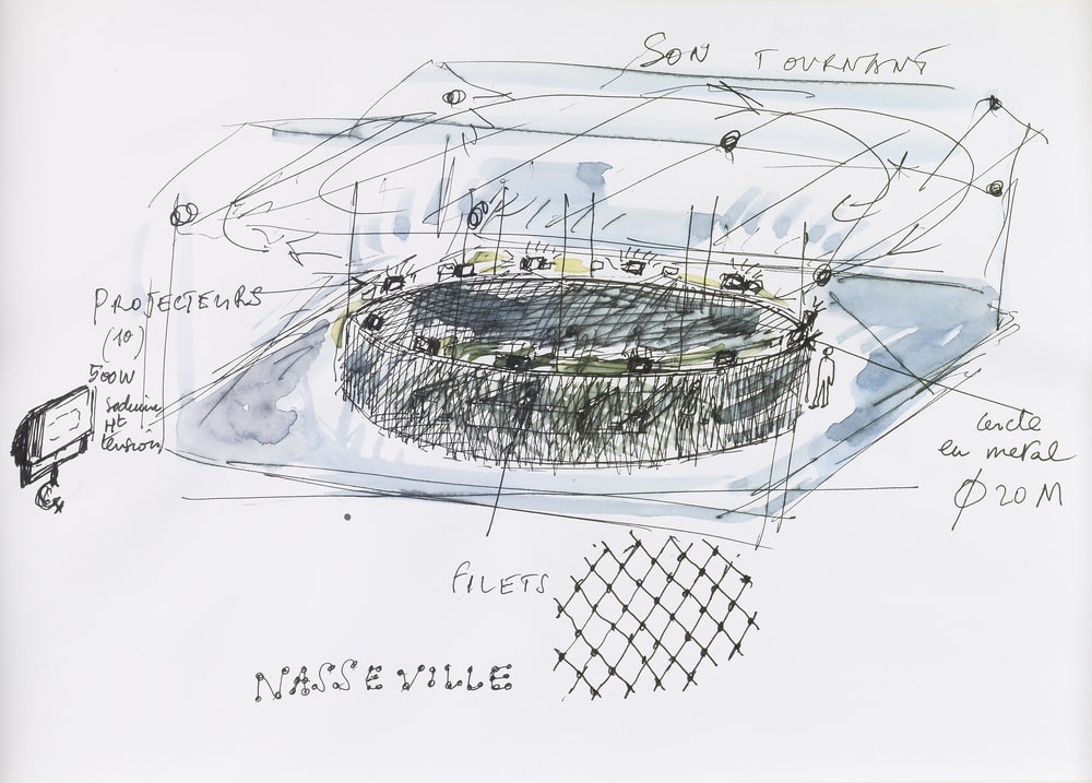 Dessin préparatoire pour Nasseville