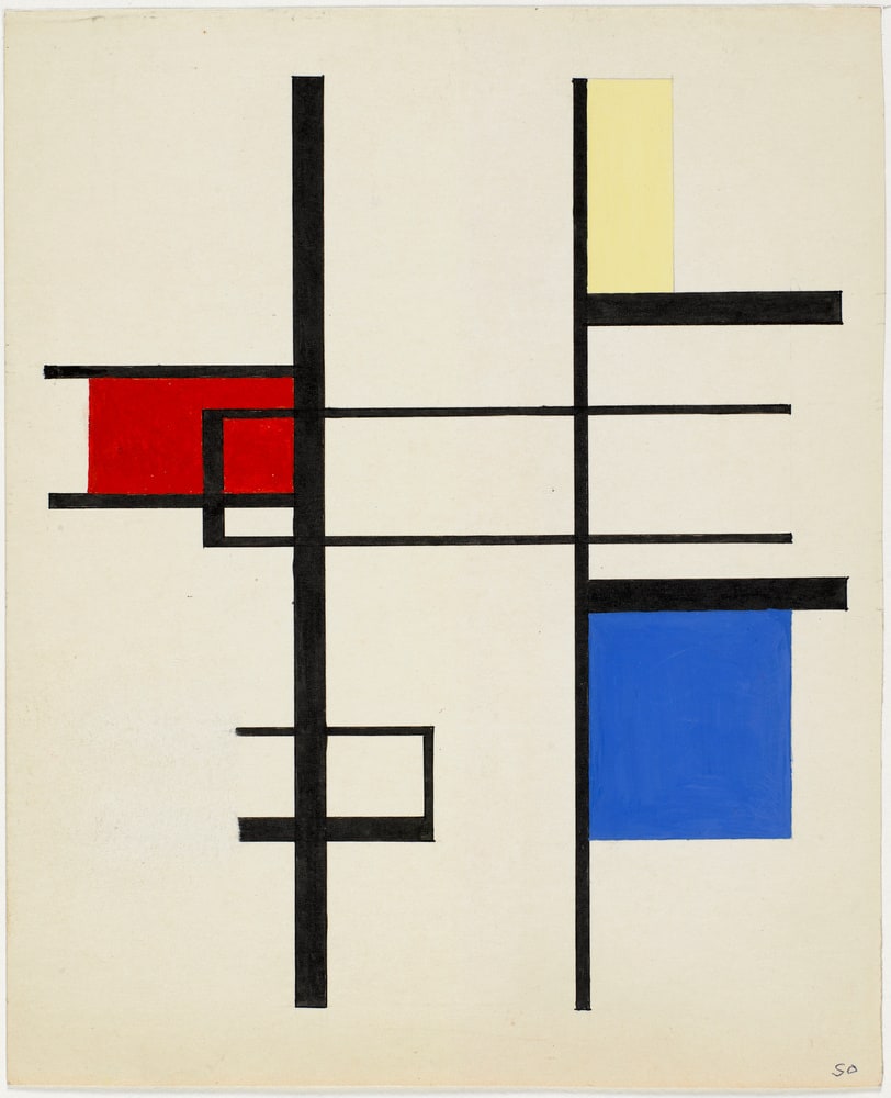 Composition avec trois rectangles
