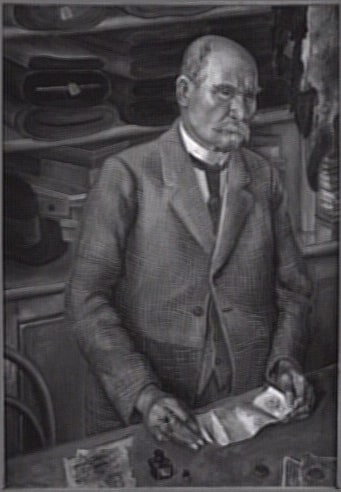 Portrait du père de l'artiste
