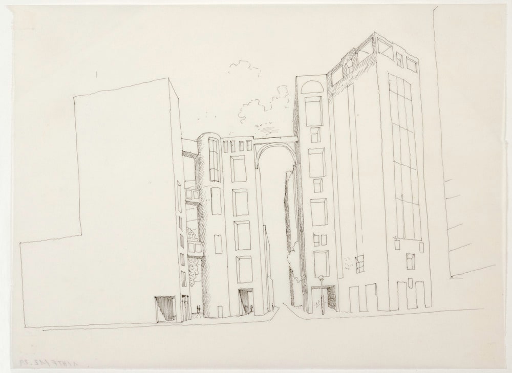 Perspective Etude de la façade