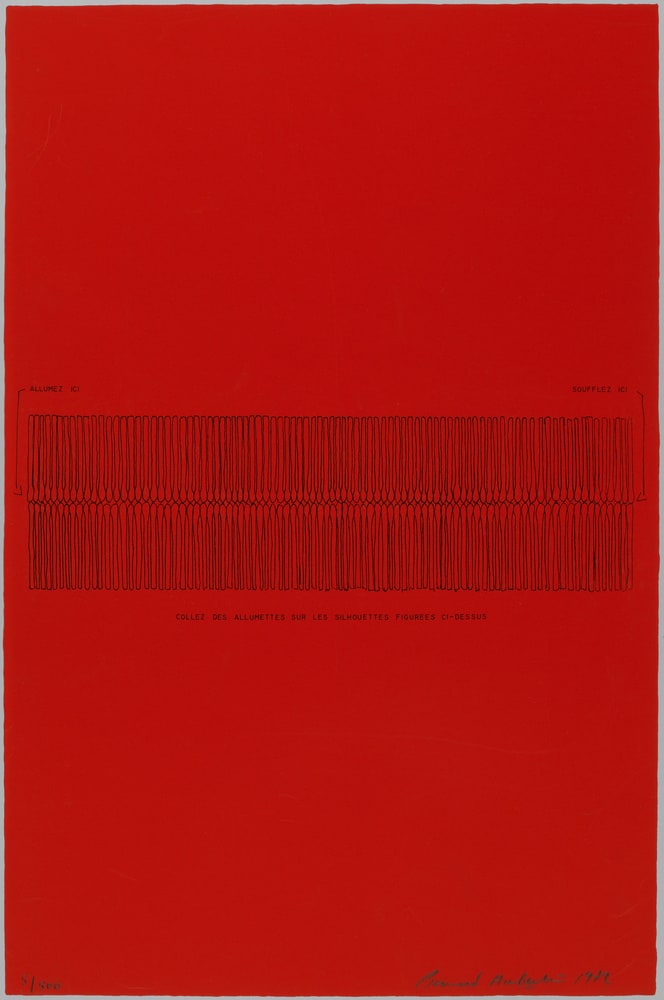 Lithographie de feu