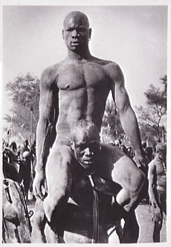 Combattants noubas, région du Kordofan, Soudan