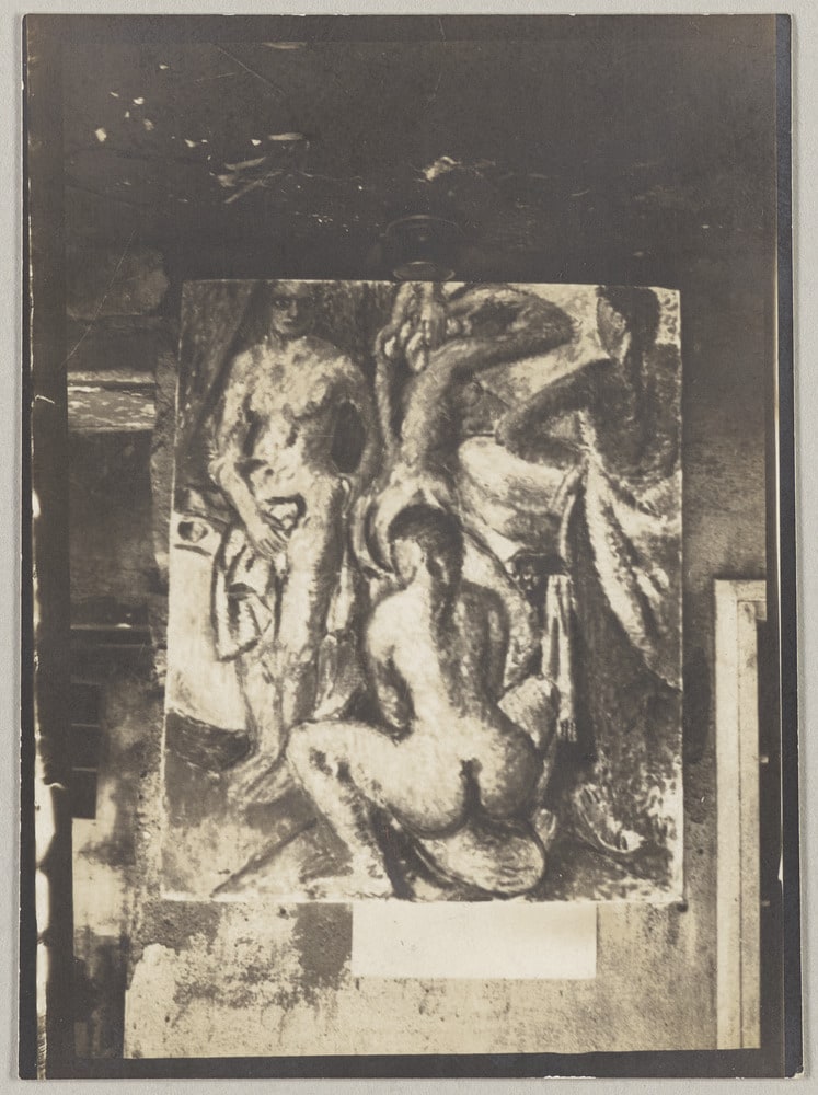 Huile sur toile "Donne che si lavano", 1911, d'Ardengo Soffici