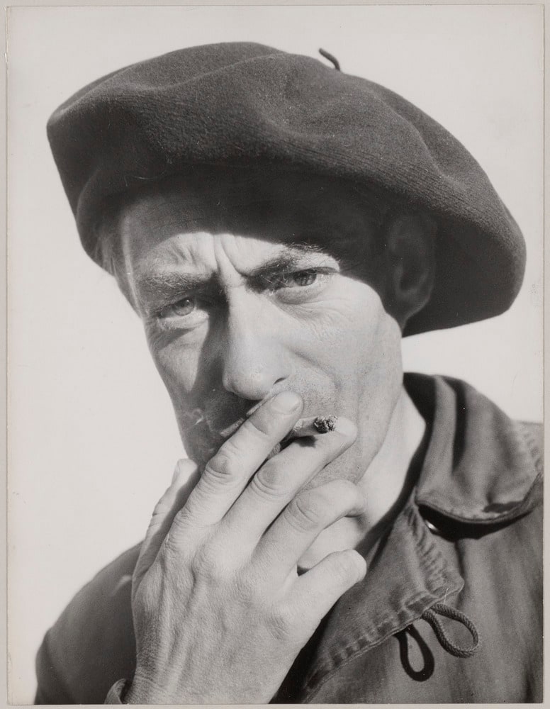 Portrait d'un exilé espagnol, dans le sud de la France, en 1947-48