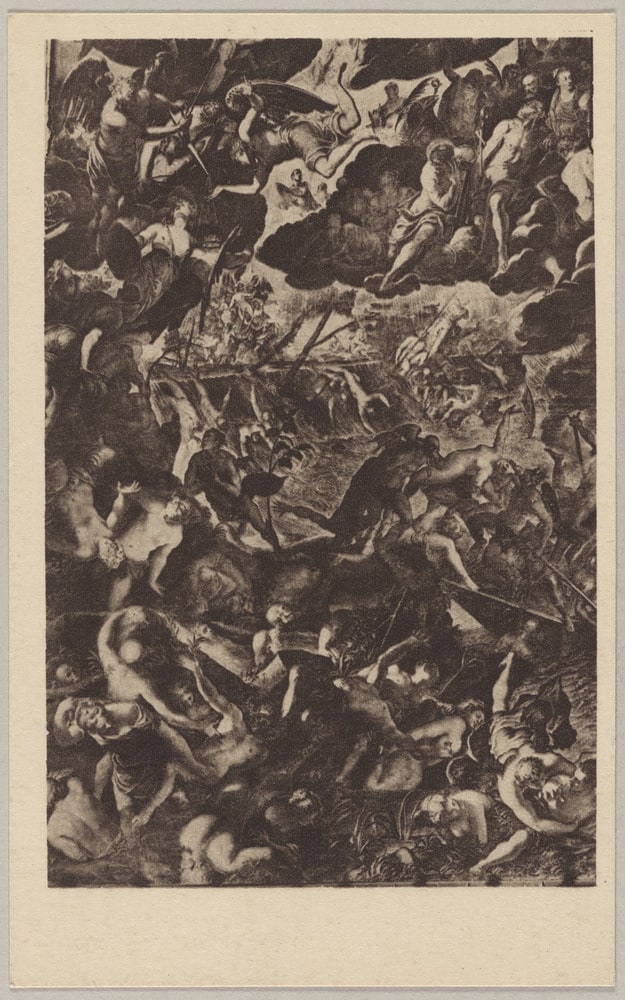 Huile sur toile "Le Jugement universel" du Tintoret, église de la Madonna dell'Orto, Venise