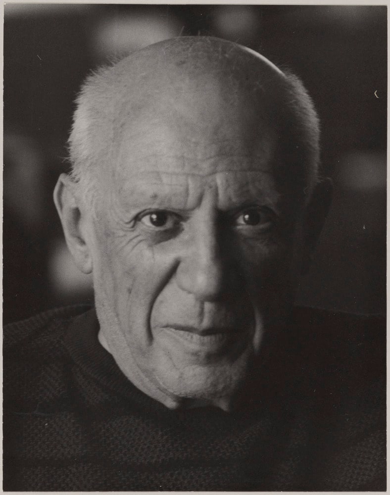 Portrait de Pablo Picasso à La Californie, Cannes, en 1959