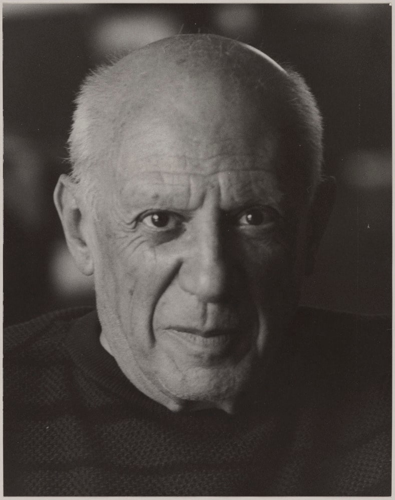 Portrait de Pablo Picasso à La Californie, Cannes, en 1959