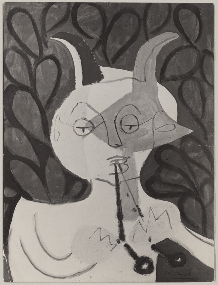Dessin "Le faune musicien"