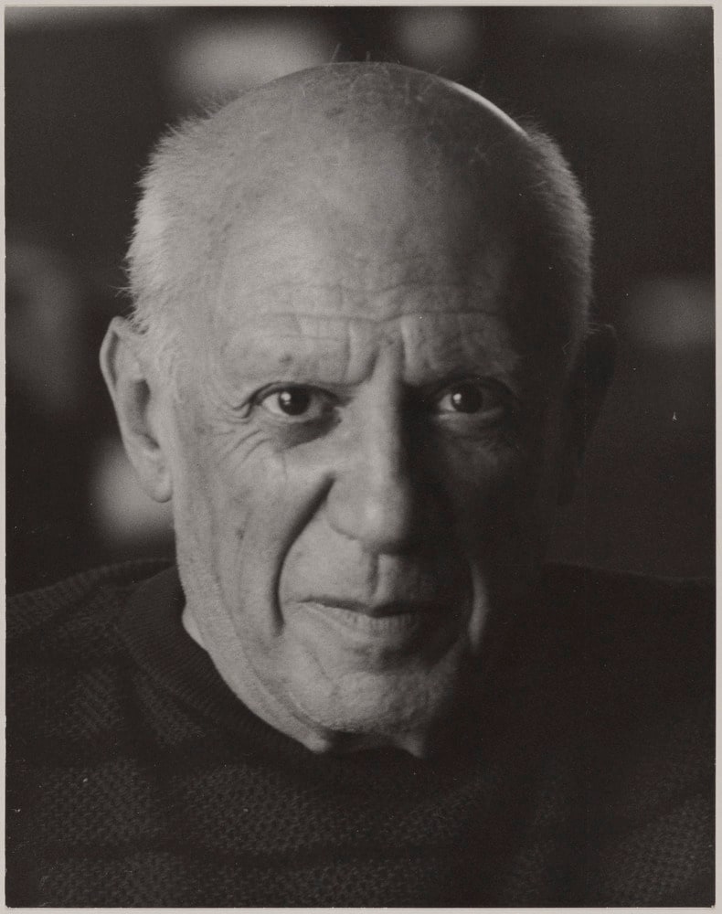 Portrait de Pablo Picasso à La Californie, Cannes, en 1959