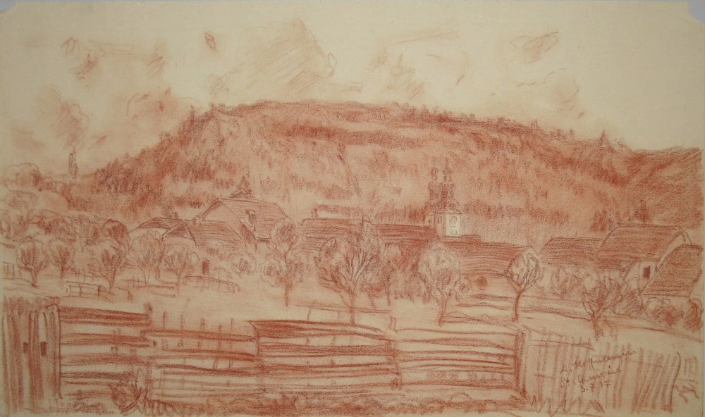 Vue d'un village