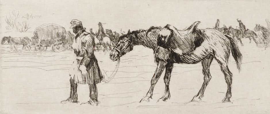 Krankes Pferd (Cheval malade)